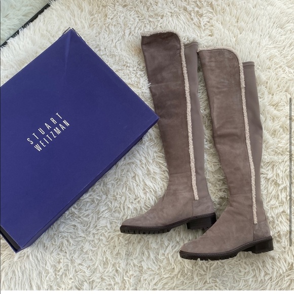 Stuart weitzman parka topo suede boots - Picture 3 of 12